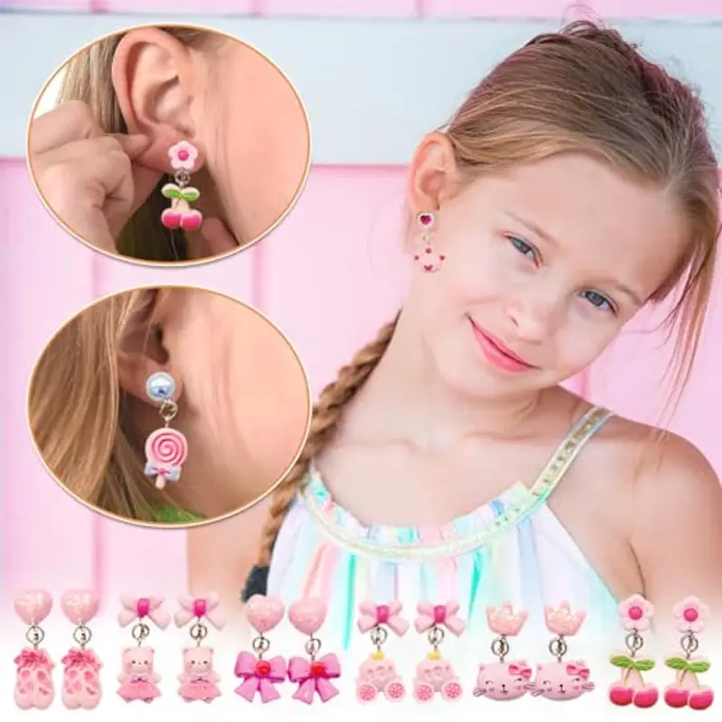 ZILZUFA Orecchini Rosso 1608781 miniatura 3