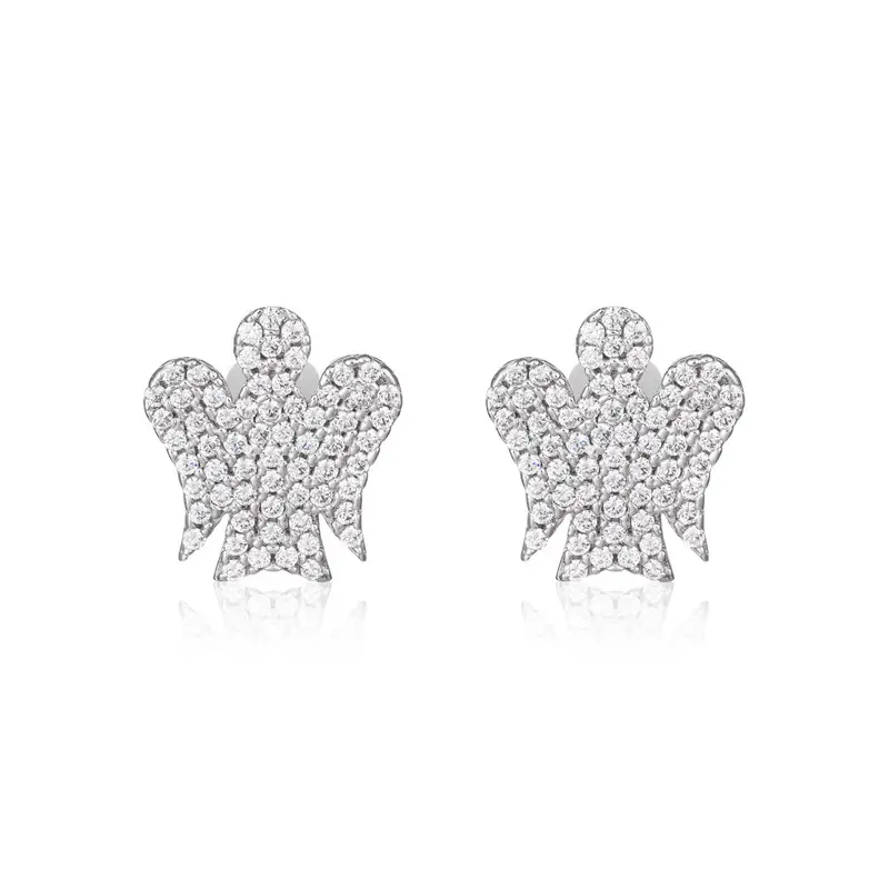 Orecchini Angeli in Argento e Zirconi