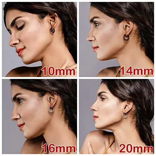 PROSTEEL Orecchini Uomo Nero 2579110 miniatura 2