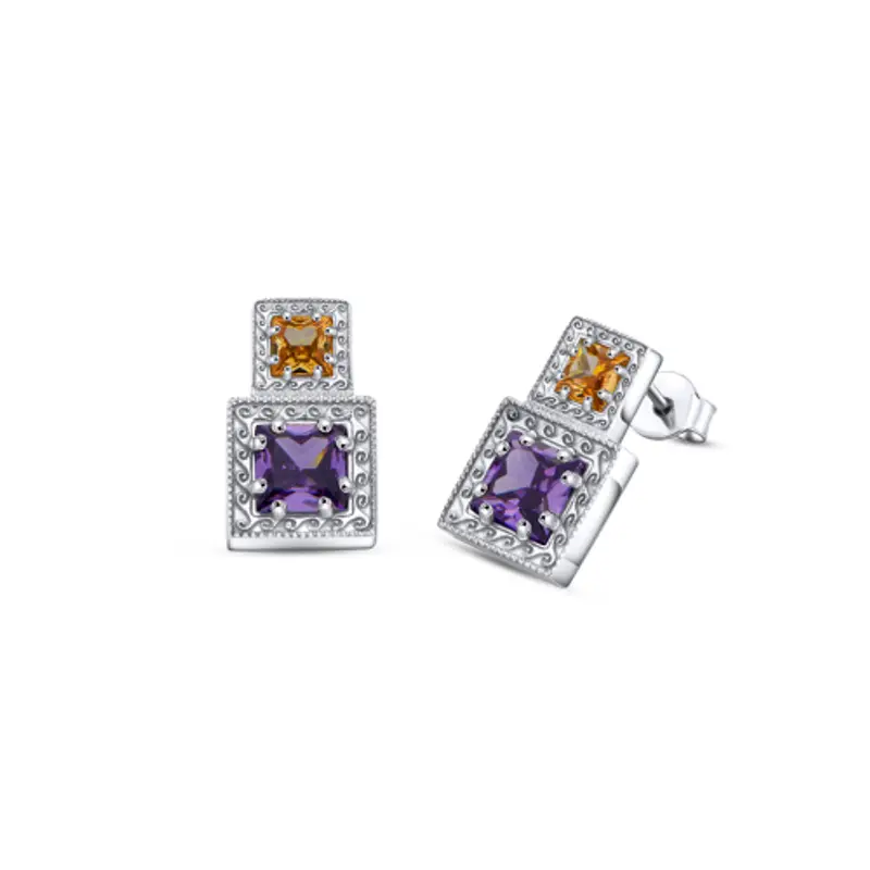 Michele Affidato Orecchini Donna Viola 1910656