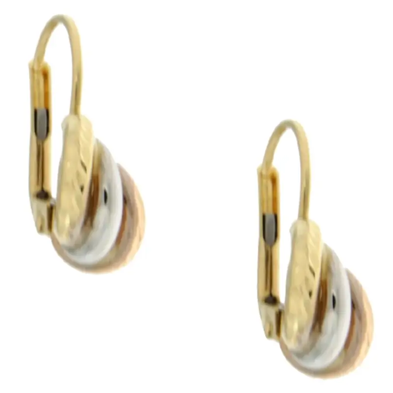 Gioielleria Lucchese Oro Orecchini Donna Rosa 1904479