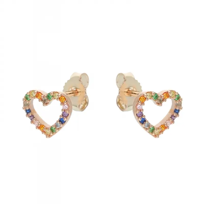 Gioielleria Lucchese Oro Orecchini Donna Rosa 1904703