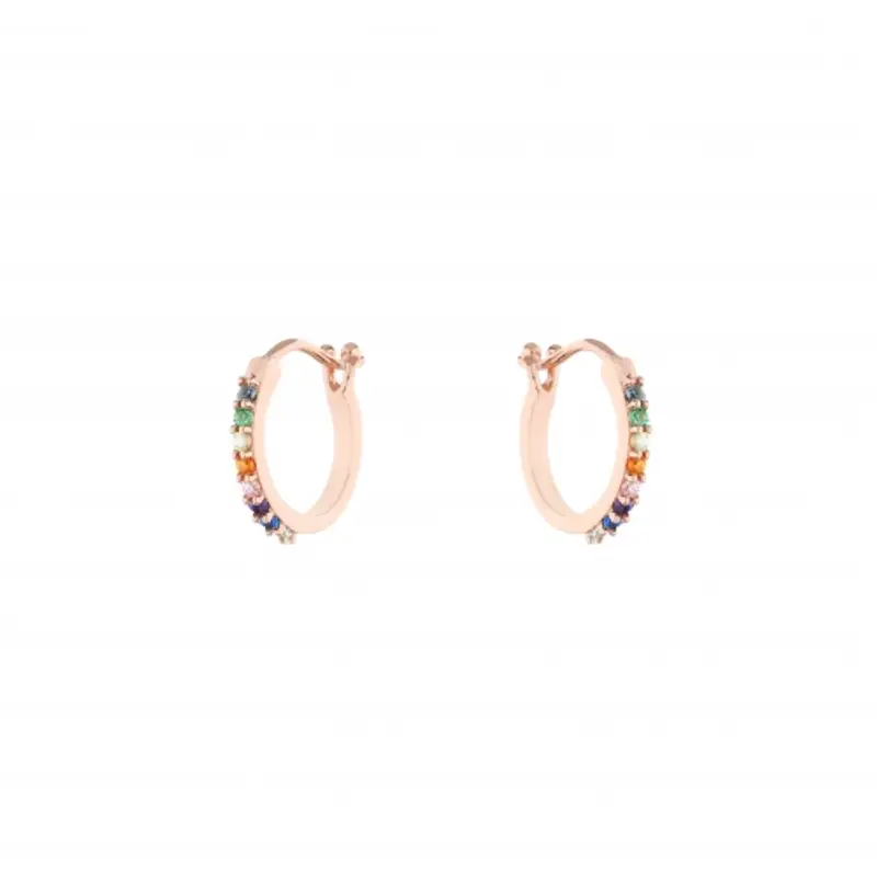 Gioielleria Lucchese Oro Orecchini Donna Rosa 1904730