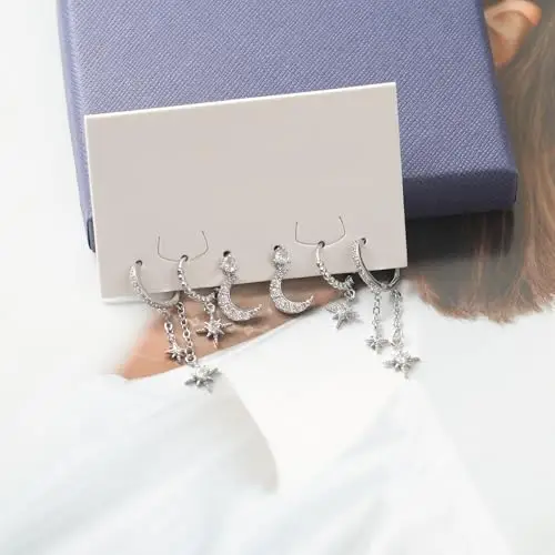 VELESAY Orecchini Donna Bianco 2689086 miniatura 2