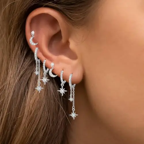 VELESAY Orecchini Donna Bianco 2689086 miniatura 3