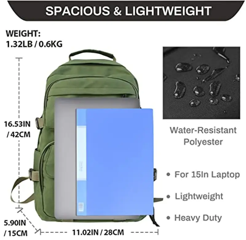 Oreunik Zaino da viaggio Uomo Nero 1600882 miniatura 3