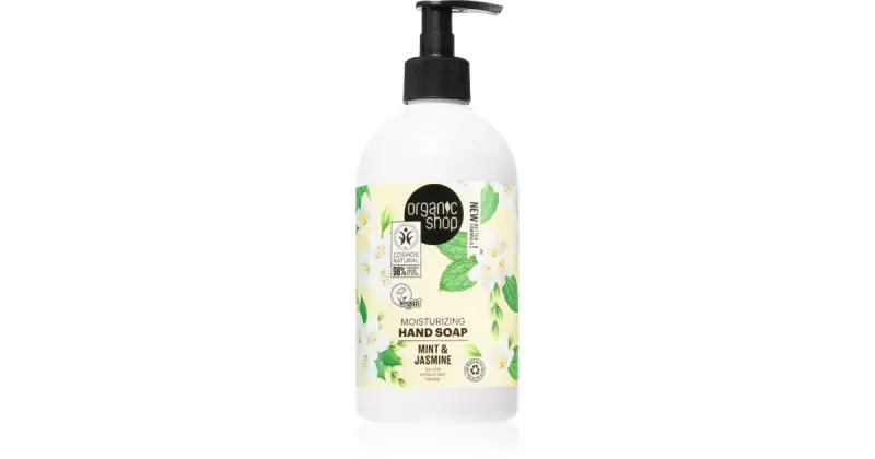 Organic Gelsomino alla menta sapone liquido per le mani effetto idratante 500 ml