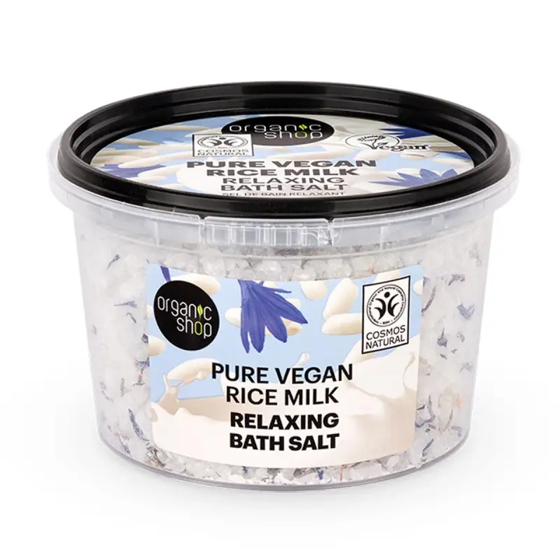 Pure Vegan Rice Milk Sali Da Bagno Rilassanti 250ml