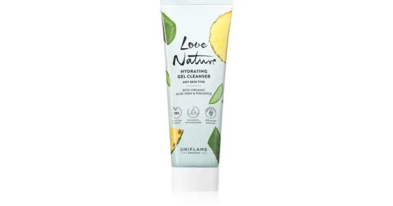 Love Nature Organic Aloe Vera & ananas gel detergente idratante 125 ml