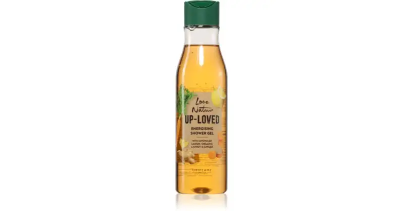 Love Nature Up-Loved Upcycled Lemon & Organic Carota e zenzero gel doccia energizzante 250 ml
