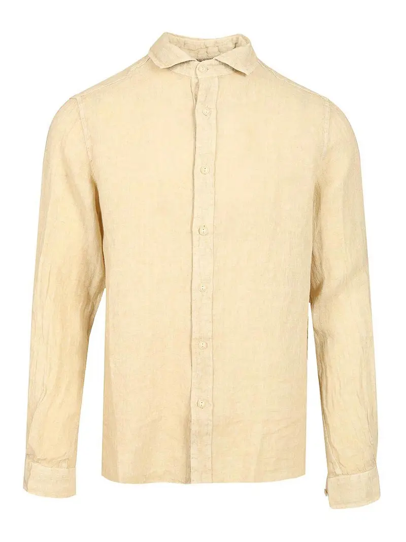 Camicia di lino Beige