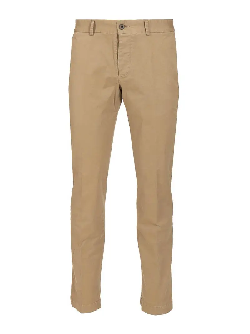 Pantaloni di cotone Marrone