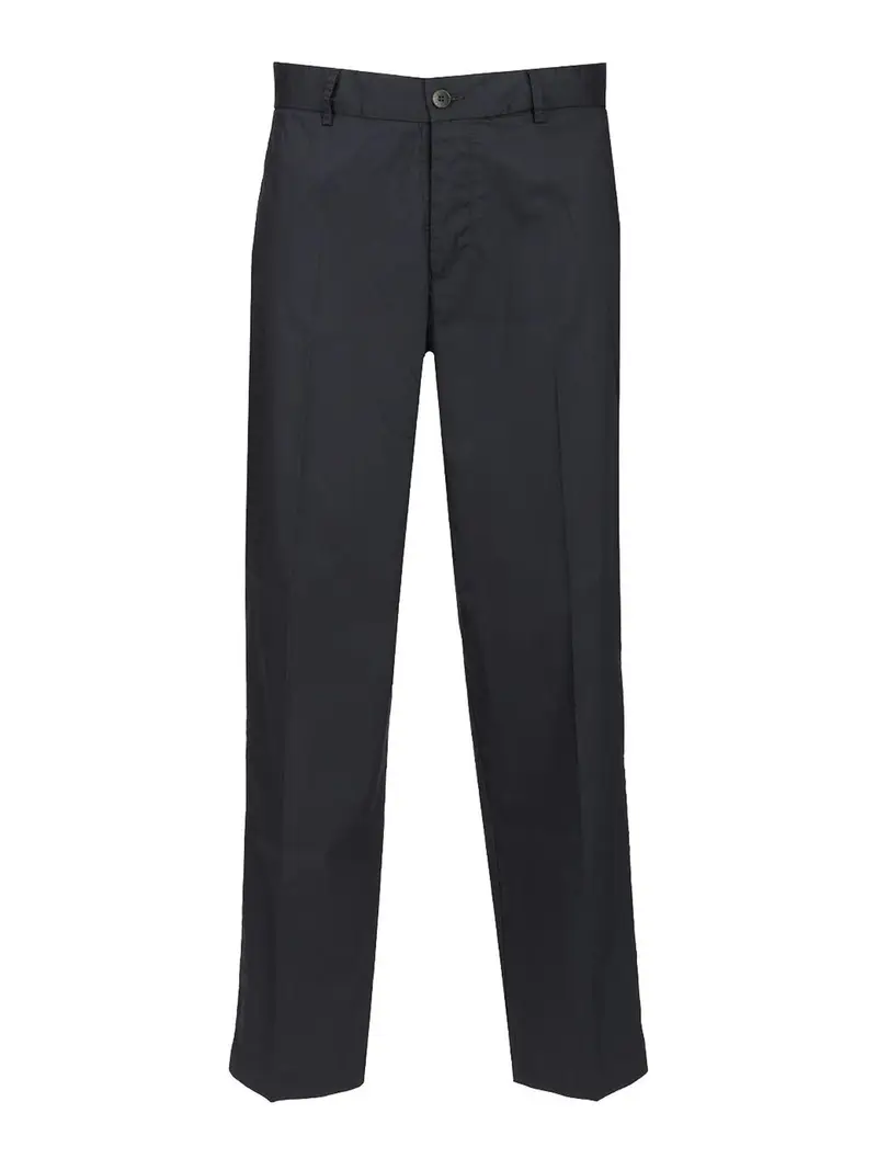 Pantaloni di miscela di cotone Blu