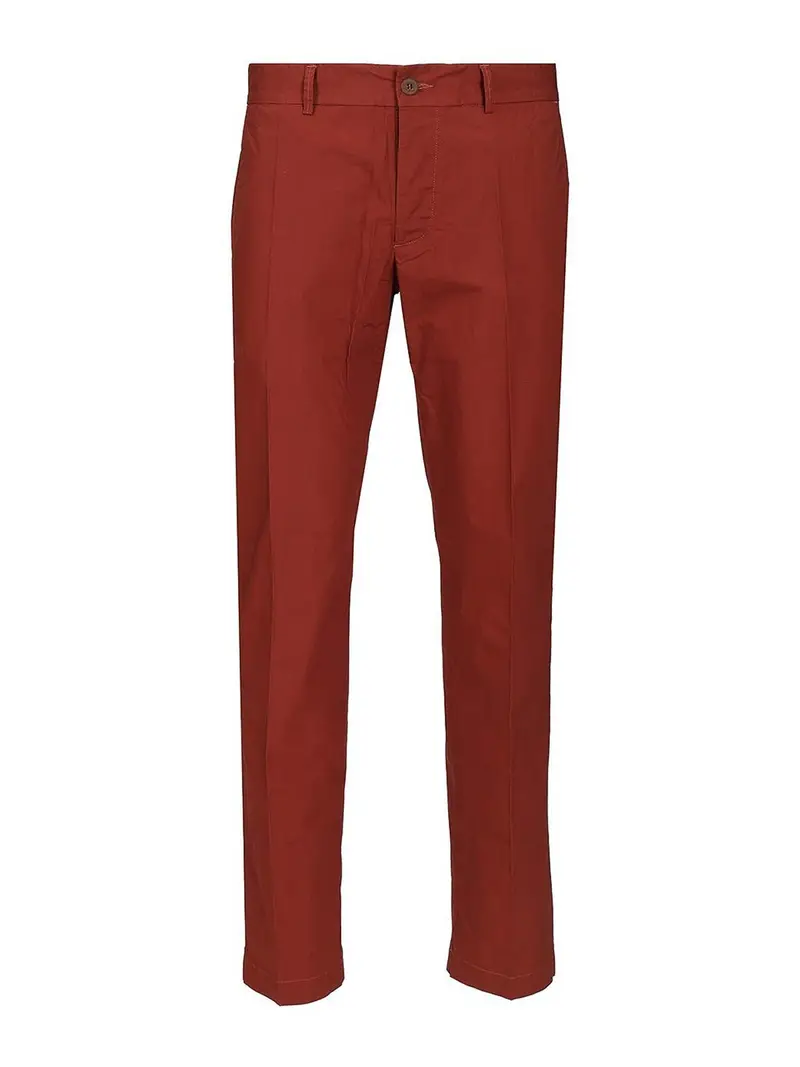 Pantaloni di tela Rosso