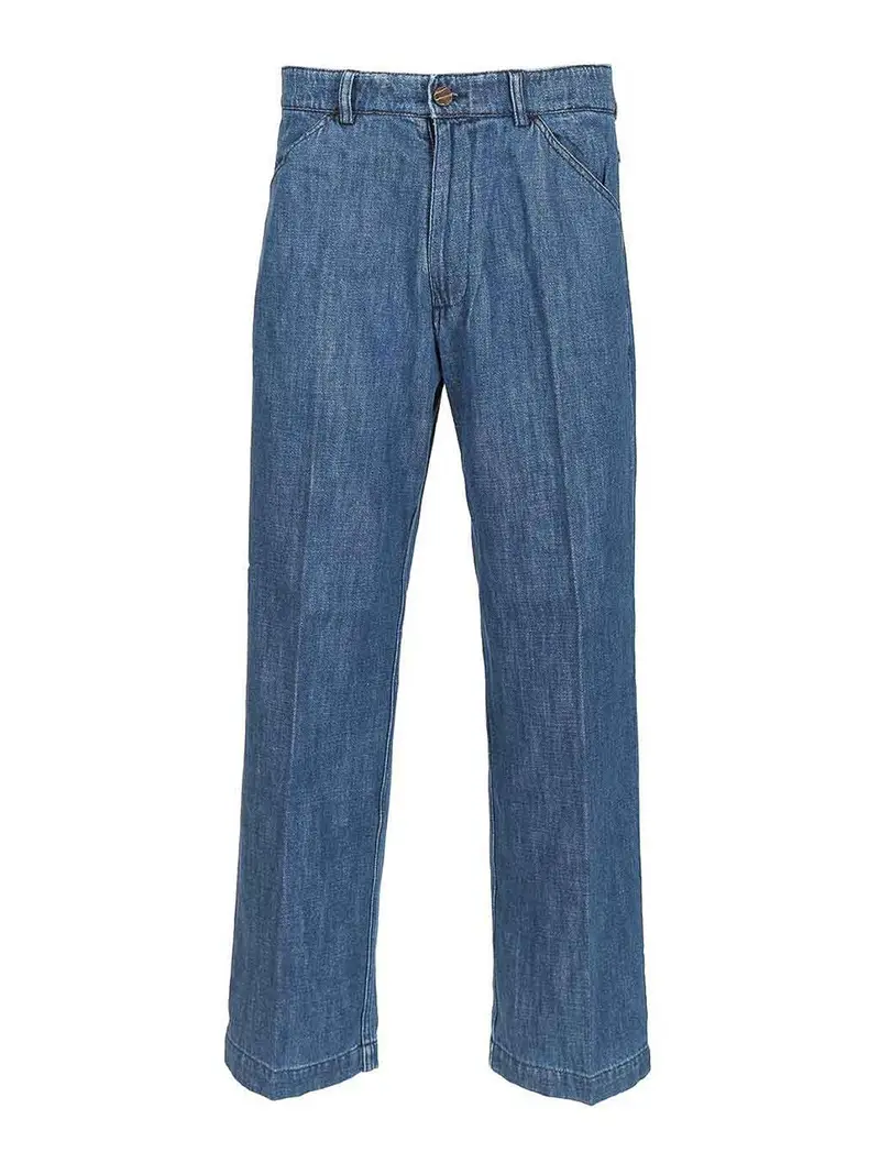 Pantaloni in denim Grigio