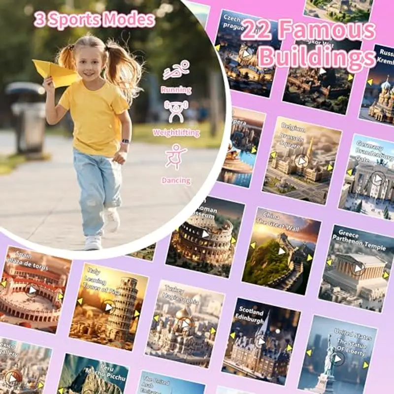 Moikmlih Smartwatch Bambina Rosa 1911888 miniatura 3