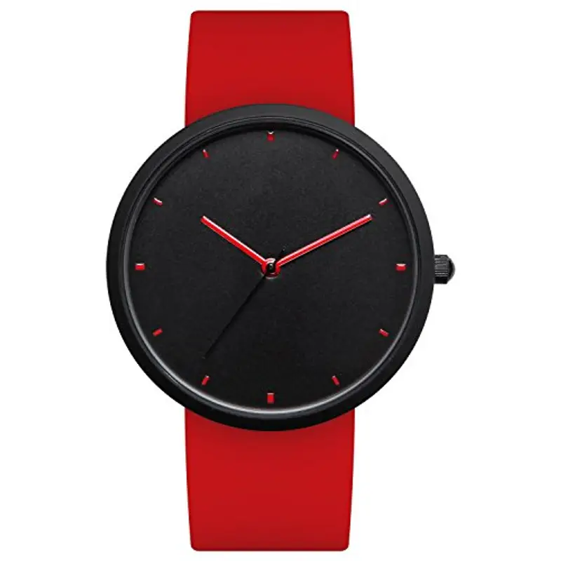 Orologi donna da Polso Sportivo con Cinturino in Silicone Rosso miniatura 2