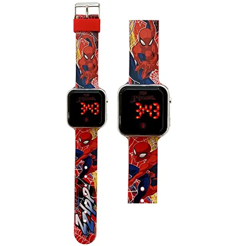 OROLOGIO A LED SPIDERMAN MARVEL DA POLSO DIGITALE