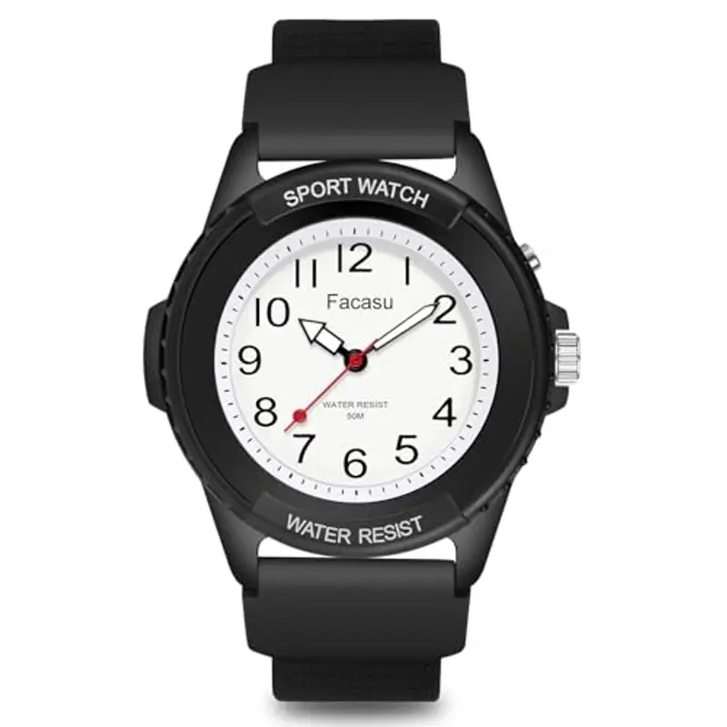 Orologio Analogico Bambino Ragazzi Ragazze,50M Impermeabile Quadrante Luminoso,Sportivo Quarzo Studenti