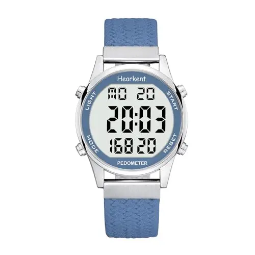 Orologio contapassi da donna, puoi goderti passi, chilometraggio, calorie, conto alla rovescia, sveglia e altre