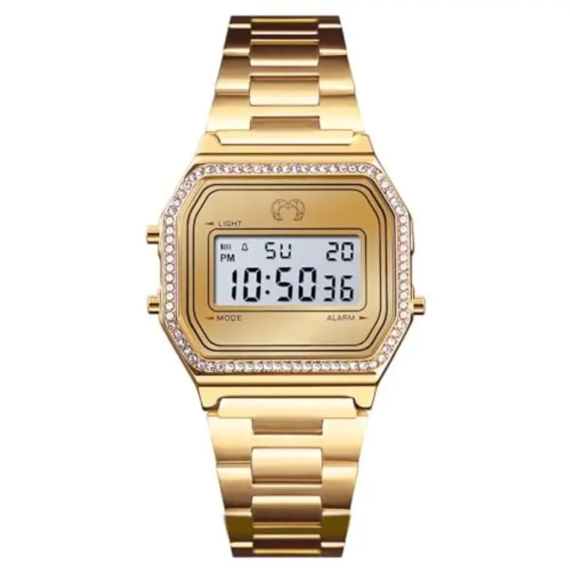 Orologio da donna. Orologi da donna Stile classico vintage, bordato da scintillanti pietre di zirconia. Originale