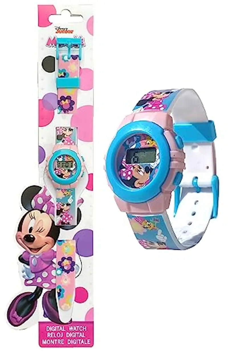 Orologio da polso digitale MInnie, Disney, per bambini, in confezione sagomata miniatura 2