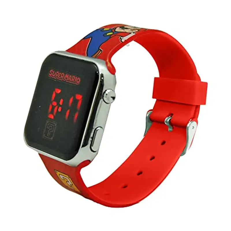 Orologio da polso digitale, schermo a led, cinturino in silicone, per bambini miniatura 2