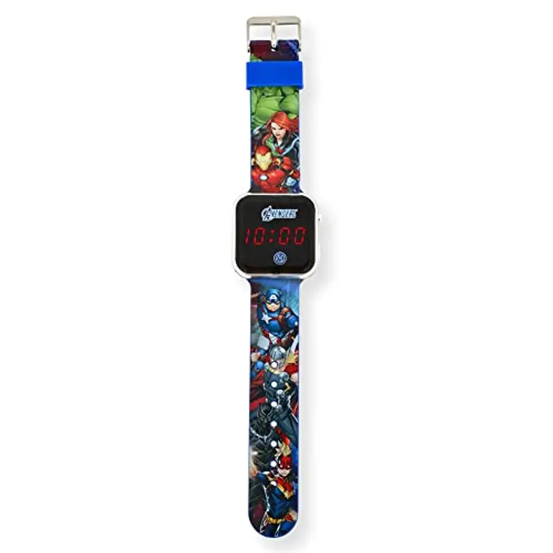 Orologio da polso digitale, schermo a led, cinturino in silicone, per bambini miniatura 2