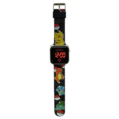 Orologio da polso digitale, schermo a led, cinturino in silicone, per bambini miniatura 2