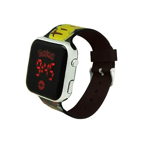 Orologio da polso digitale, schermo a led, cinturino in silicone, per bambini miniatura 3