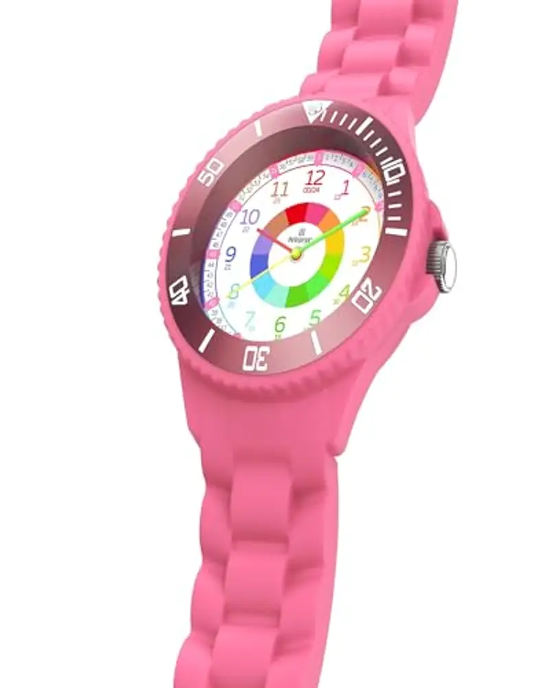 Orologio per Bambino Bambini, Orologio per bambini, Orologio da polso per bambinia, Educativo Orologio Bambina, Impermeabile 3ATM, 4-18 Anni, 1080p Full HD miniatura 2