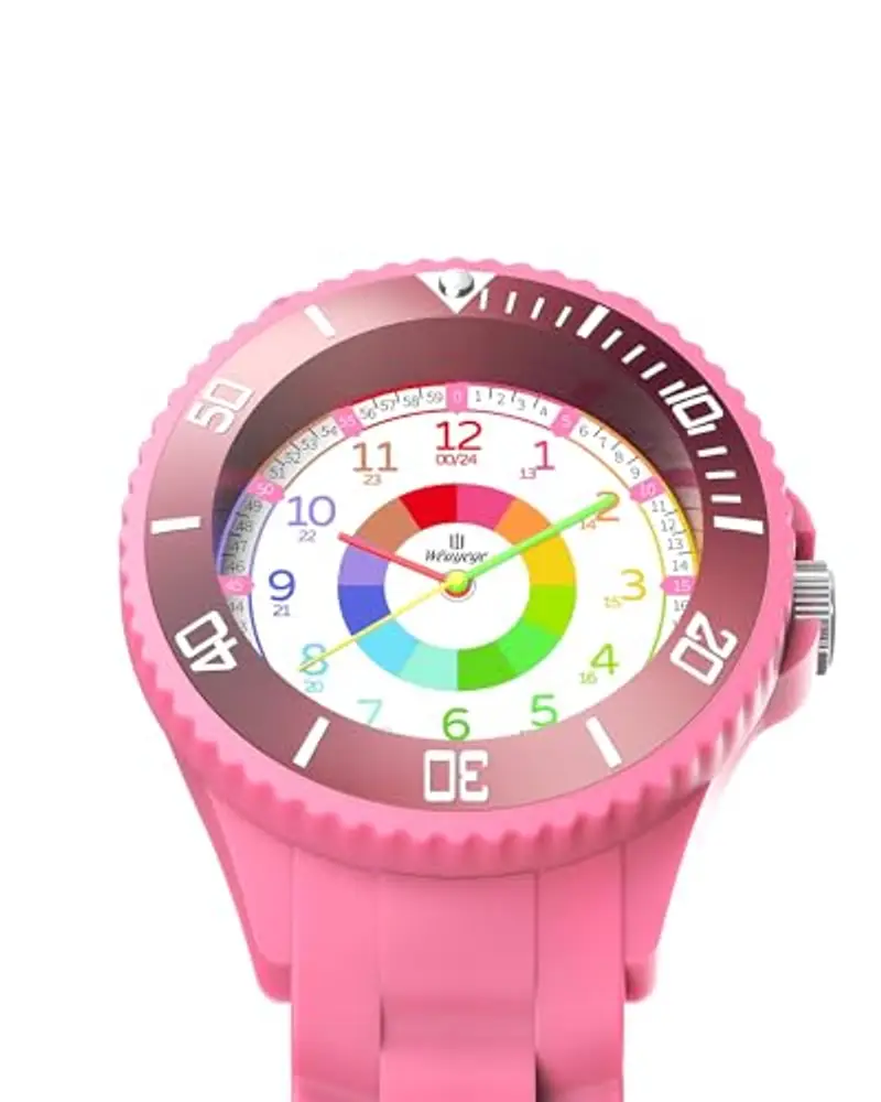 Orologio per Bambino Bambini, Orologio per bambini, Orologio da polso per bambinia, Educativo Orologio Bambina, Impermeabile 3ATM, 4-18 Anni, 1080p Full HD miniatura 3