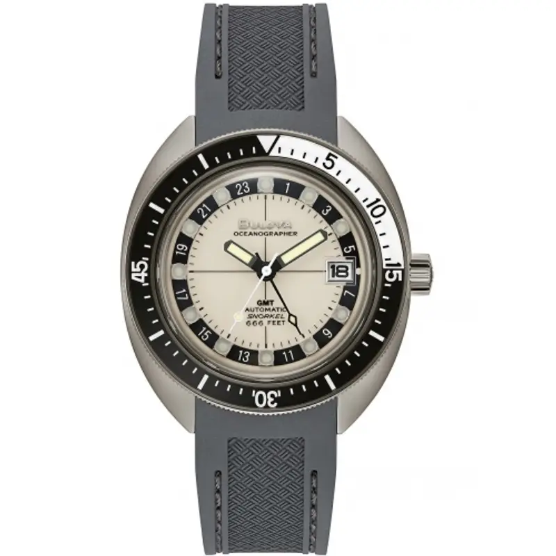 Orologio Uomo Bulova Oceanographer GMT 98B407