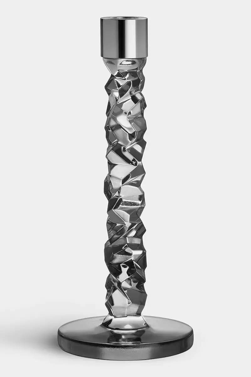 candeliere decorativo Carat 24,2 cm pacco da 2 colore grigio