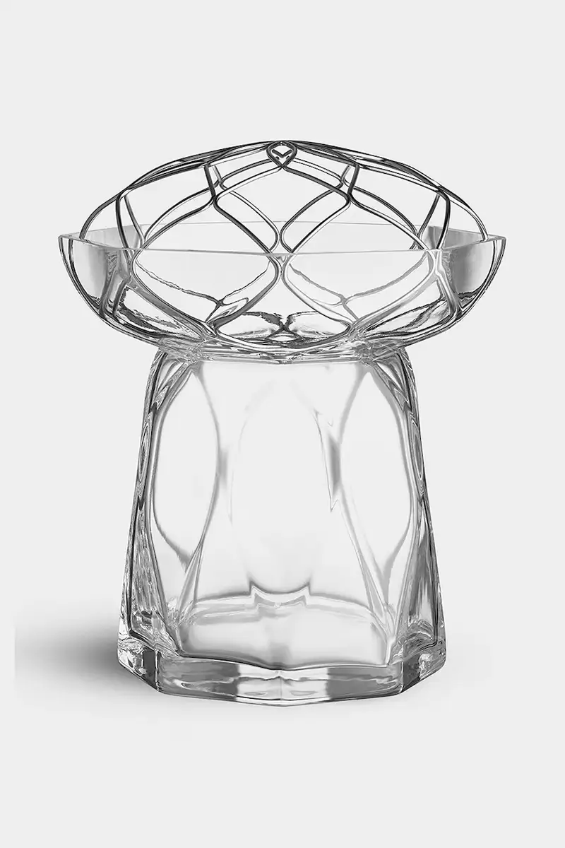 vaso decorativo Bloom 28,4 cm Transparente