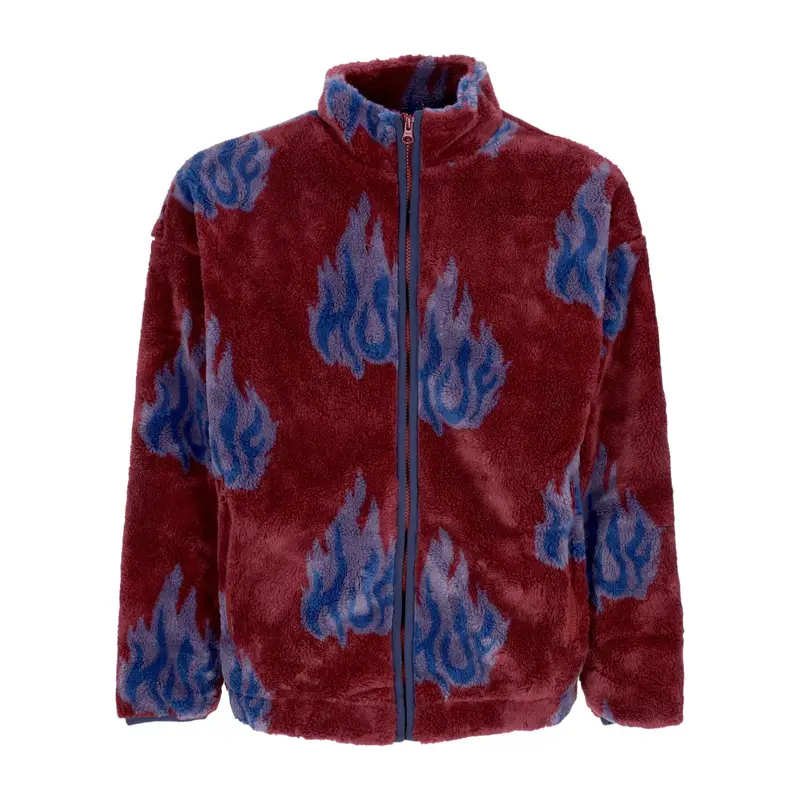 Orsetto Uomo Flamin Zip Sherpa Fleece Berry