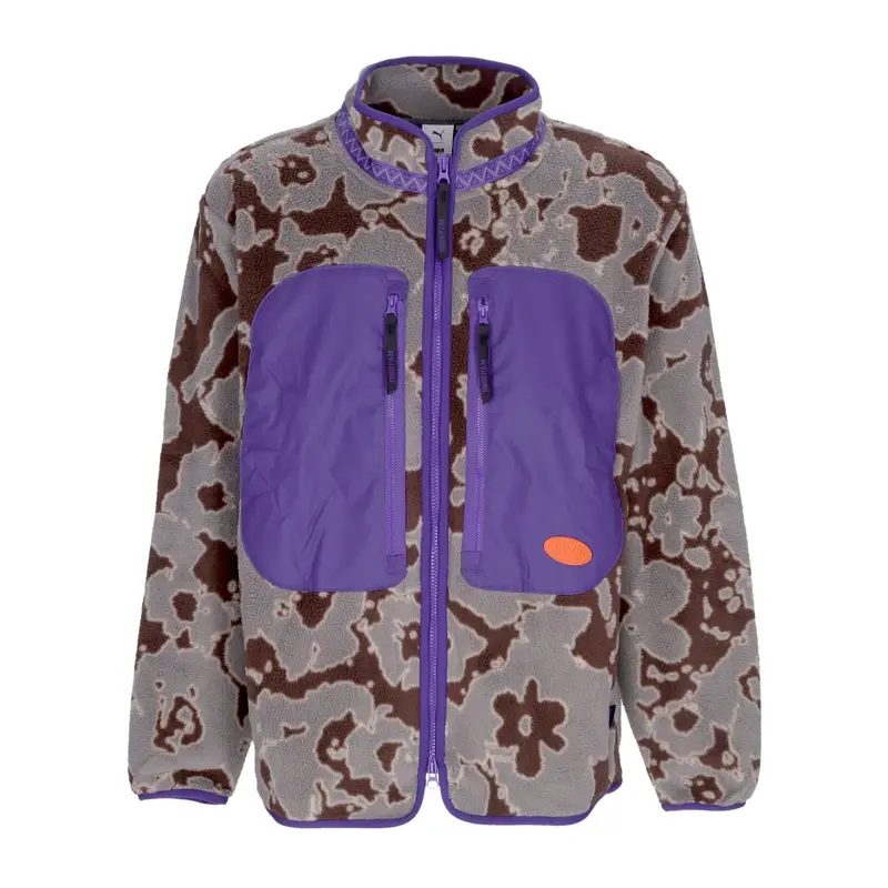 Orsetto Uomo  Polar Fleece Jacket X P.a.m. Cloudburst Aop