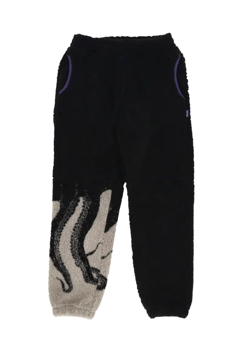 Orsetto Uomo Side Sherpa Pants Black