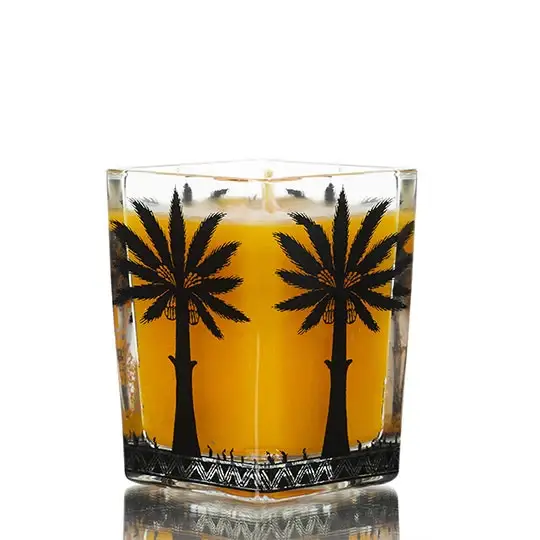 Ambra Nera Candela Quadrata 170 g