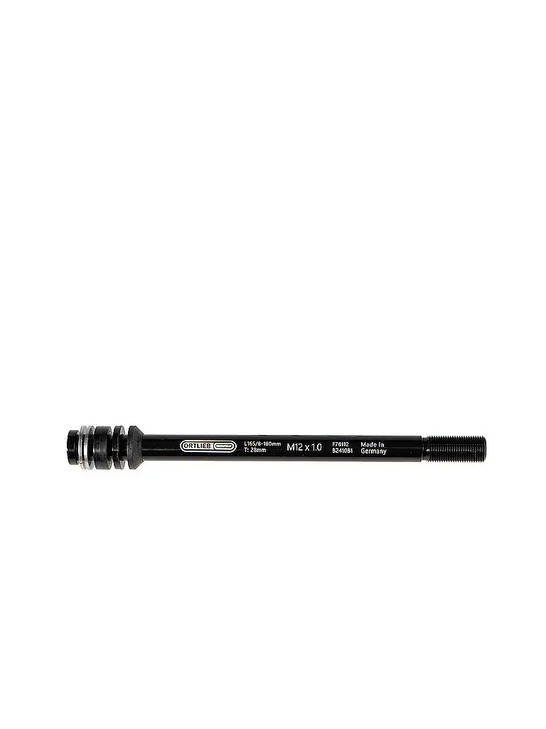 Adattatore per perno passante Thru Axle M6 nero