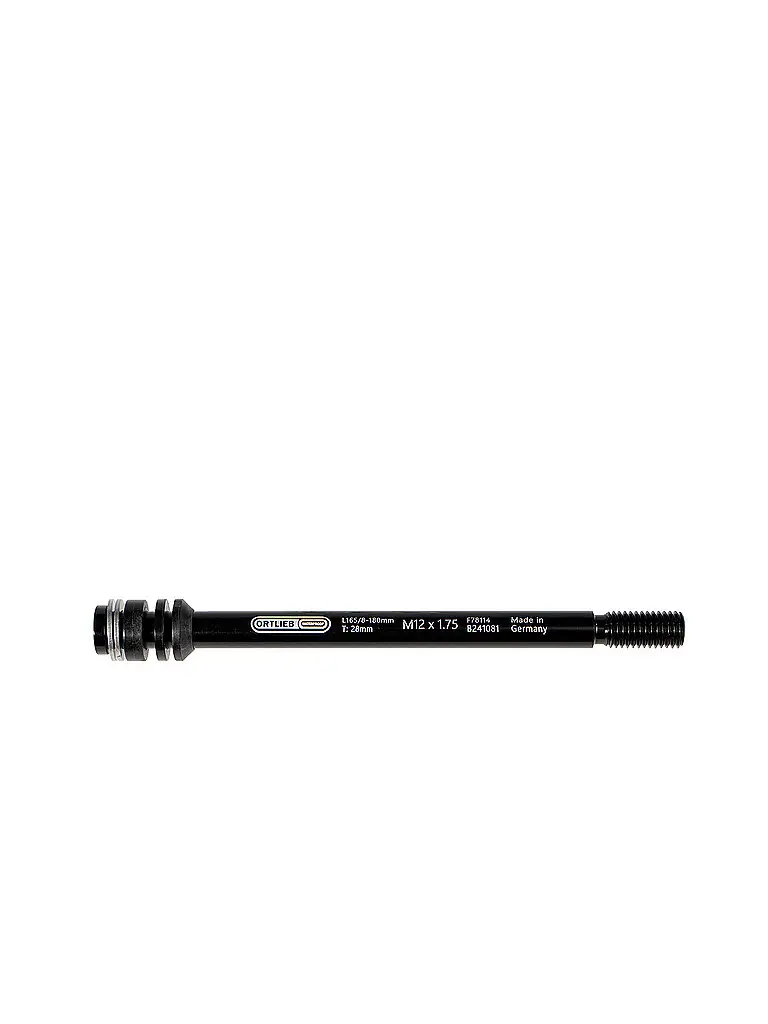 Adattatore per perno passante Thru Axle M6 nero
