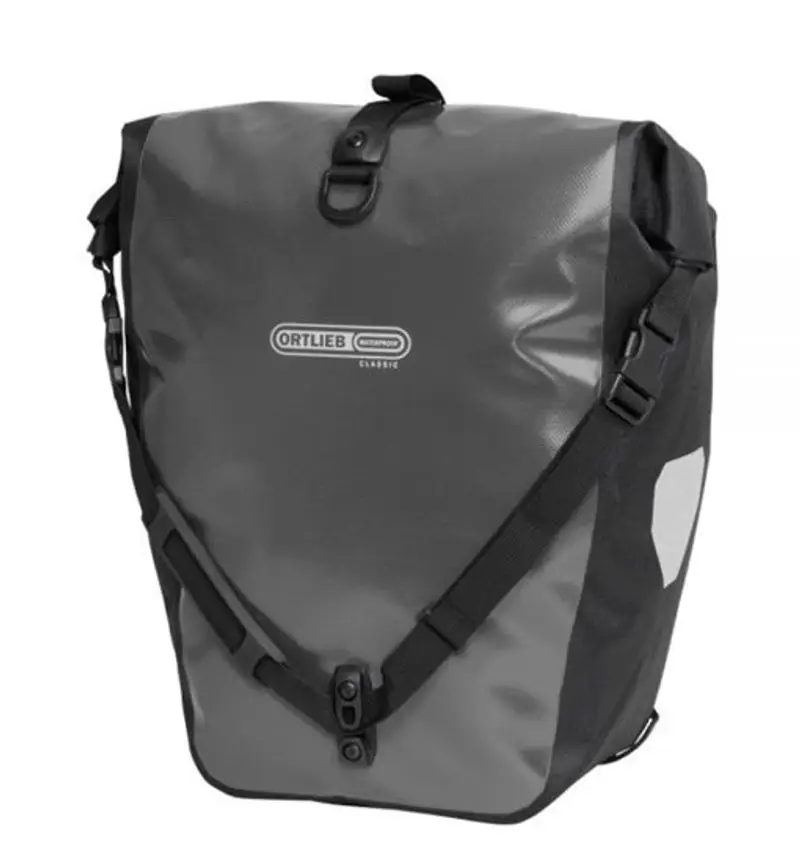 Back Roller Classic - borsa bici posteriore (due borse) Grey
