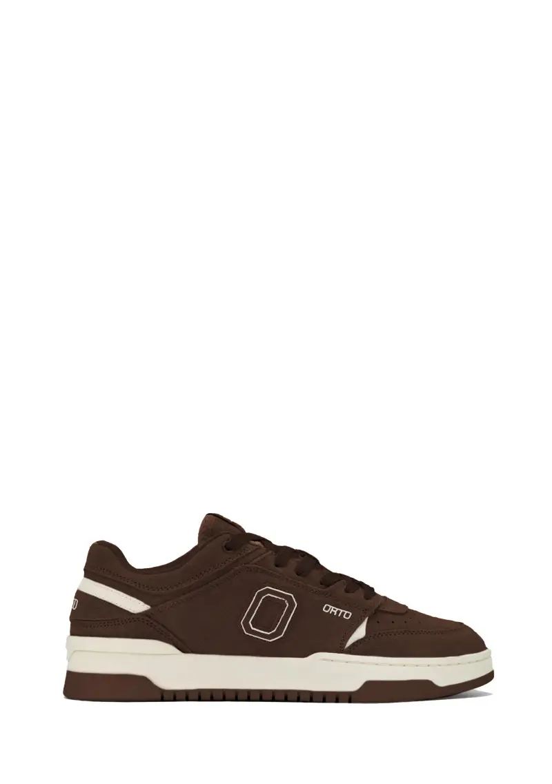Sneakers eclipse in suede marrone