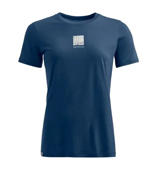 120 Cool Tec Abstract Ts W - T-shirt - donna Blue