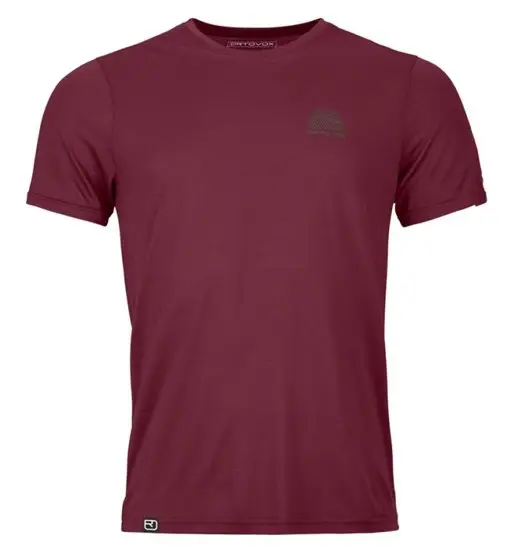 120 Cool Tec Mtn Stripe Ts - maglietta tecnica - uomo Red