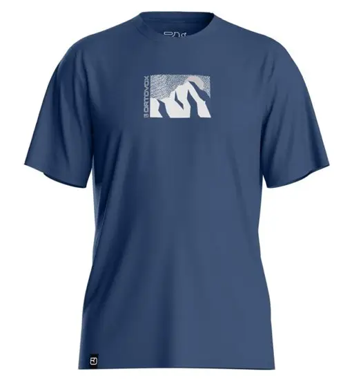 120 Cool Tec Mtn Sun Ts M - T-shirt - uomo Blue