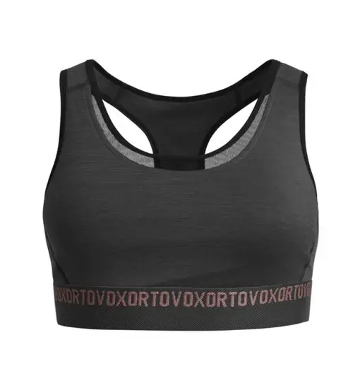 185 Rock n Wool - reggiseno sportivo ad alto sostegno - donna Black