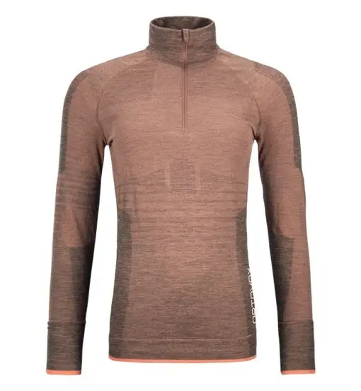 Competition Zip Neck W - maglietta tecnica maniche lunghe - donna Orange