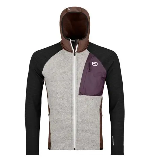 Fleece GP Classic Knit Hoody - felpa in pile - uomo Grey