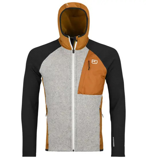 Fleece GP Classic Knit Hoody M - felpa in pile - uomo Grey